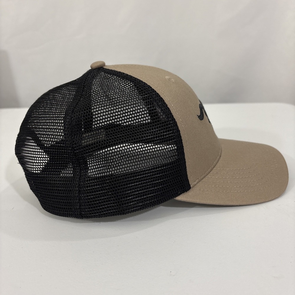 Life is Good Galloping Horse Trucker Hat Mesh Snapback Black Tan OS - Picture 5 of 8